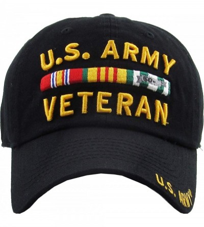 Baseball Caps US Army Official Licensed Premium Quality Only Vintage Distressed Hat Veteran Military Star Baseball Cap - CY18...