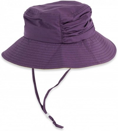 Bucket Hats Women's Dover Sun Hat - Eggplant - CL18HH847E3 $29.34