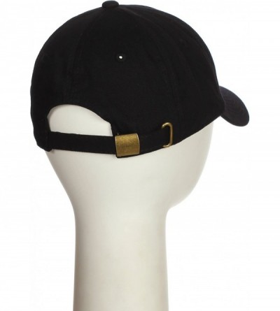 Baseball Caps Custom Hat A to Z Initial Letters Classic Baseball Cap- Black Hat White Black - Letter U - CM18NRK7CEC $11.10