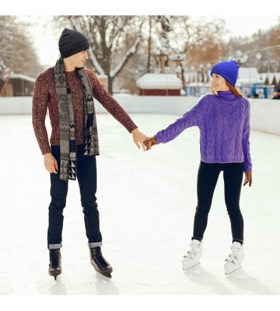 Skullies & Beanies Custom Beanie for Men & Women Just Married Newlywed Embroidery Skull Cap Hat - Navy - CG18ZS434XR $19.74