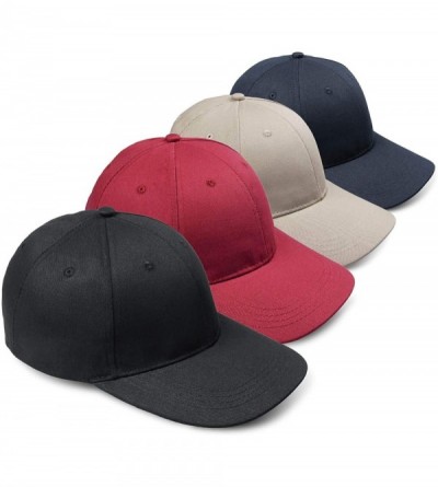 Baseball Caps Classic Polo Baseball Cap Ball Hat Adjustable Fit for Men and Women - Black - CZ18WD9RCII $7.54