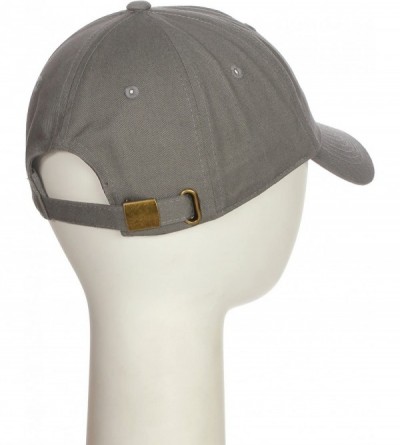 Baseball Caps Custom Hat A to Z Initial Letters Classic Baseball Cap- Light Grey White Black - Letter T - C518NKWX83D $13.26