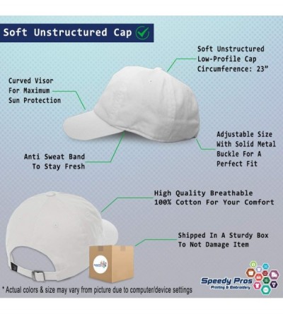 Baseball Caps Custom Soft Baseball Cap Pineapple Embroidery Dad Hats for Men & Women - White - CP18SLW8TU0 $24.07