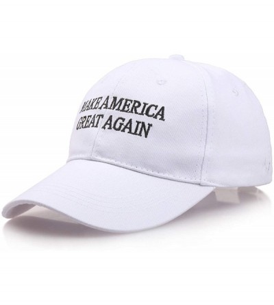 Baseball Caps Trump 2020 Baseball Caps for Men Women- Keep America Great Campaign Embroidered USA Hat - 2 White - CP18RG8Z4C9...