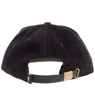 Baseball Caps AJ5131 Men's Cords Adjustable Hat - Black - C418GRQXTLW $27.27