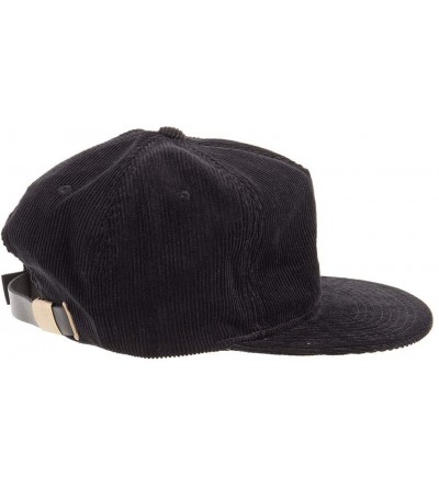 Baseball Caps AJ5131 Men's Cords Adjustable Hat - Black - C418GRQXTLW $27.27