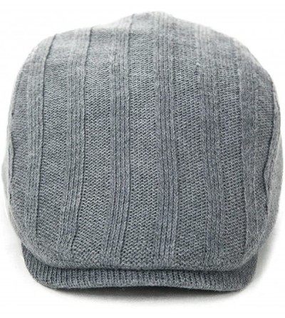 Newsboy Caps Wool Newsboy Cap Earflap Trapper Hat Winter Warm Lined Fashion Unisex 56-60CM - 69148_gray - CO12O2JLA98 $15.50