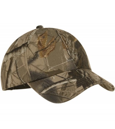 Baseball Caps Men's Pro Camouflage Series GarmentWashed Cap - Realtree Hardwoods - CL11NGRM7Y3 $7.97