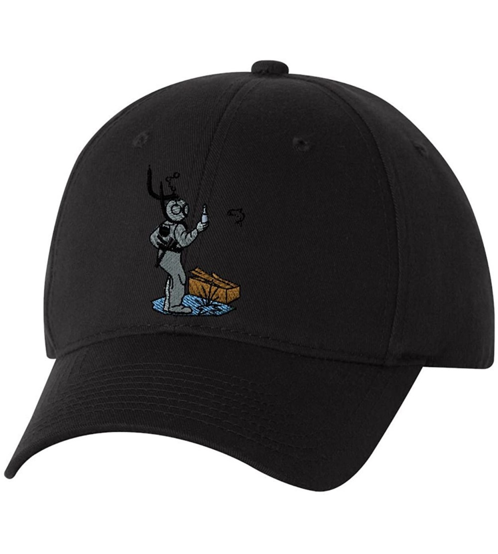Baseball Caps Deep Sea Diver Custom Personalized Embroidery Embroidered Hat Cap - Black - CI12MZKO5ST $32.43