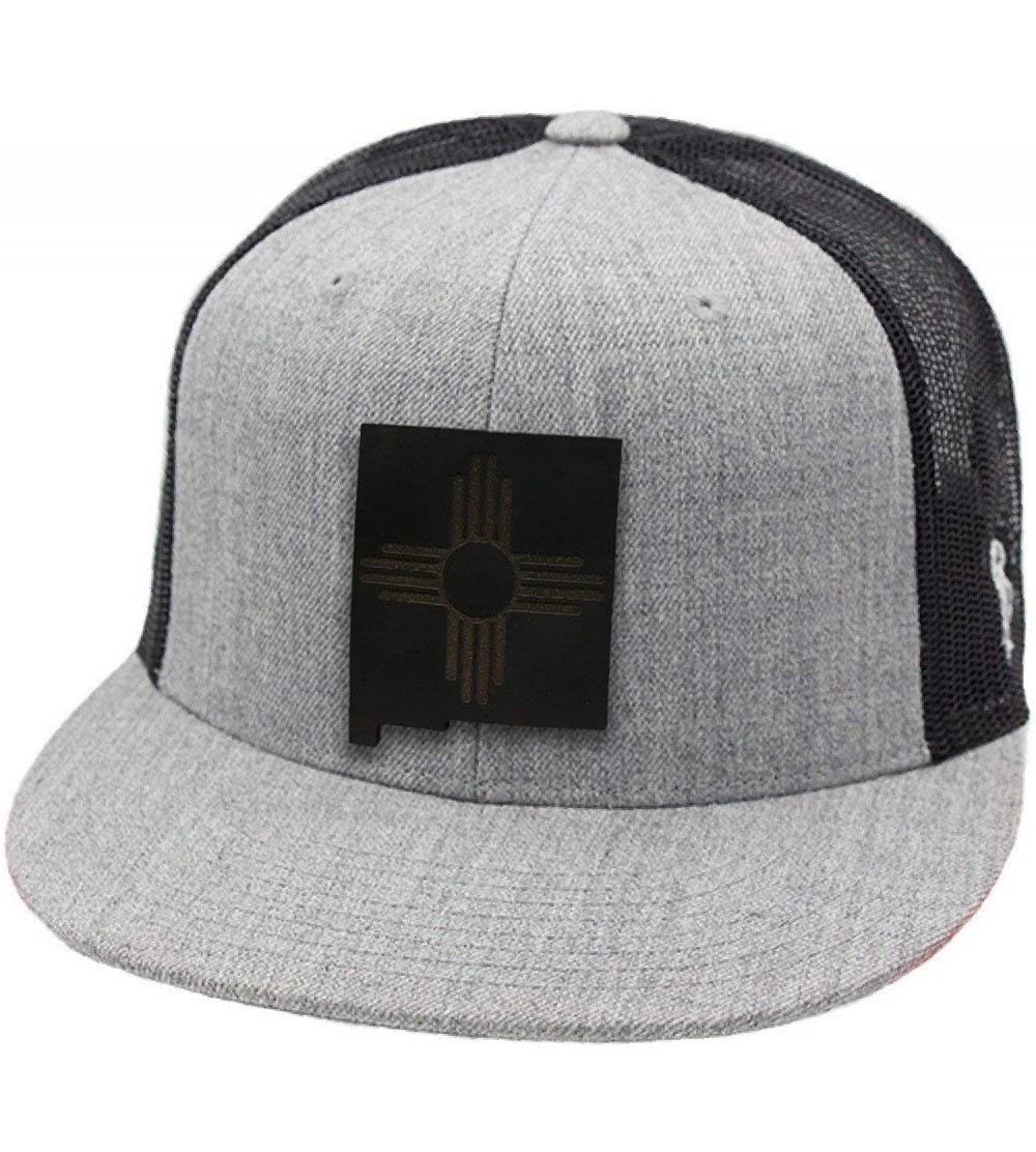 Baseball Caps Midnight 47 Flat Trucker - Heather Grey/Black - CW18IGQS45Q $28.33