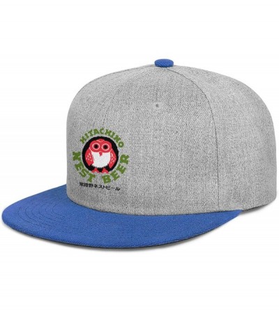 Baseball Caps Hitachino Nest Beer Mens Women's Wool Baseball Cap Adjustable Snapback Summer Hat - Blue-176 - CV18WQTI869 $28.91