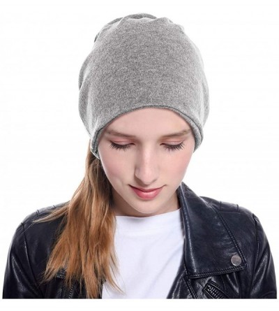 Skullies & Beanies New Messy Bun Ponytail Winter Beanie Hat for Women Slouchy Beanie with Hair Hole for Indoor and Running Sp...