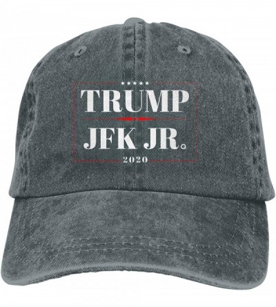Baseball Caps Donald Trump & JFK Jr Q 2020 Campaign Adjustable Baseball Caps Denim Hats Cowboy Sport Outdoor - Deep Heather -...