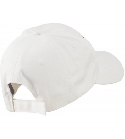 Baseball Caps Christmas Hat with Santa Claus Embroidered Cap - White - CQ11GI6OYDB $19.09