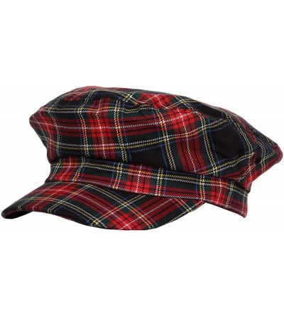 Newsboy Caps Peaky Blinders Style Baker Boy Newsboy Hat 8 Panel Pinstripe HM31178 - Black - CZ18TMCCRN7 $14.62