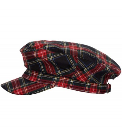 Newsboy Caps Peaky Blinders Style Baker Boy Newsboy Hat 8 Panel Pinstripe HM31178 - Black - CZ18TMCCRN7 $14.62