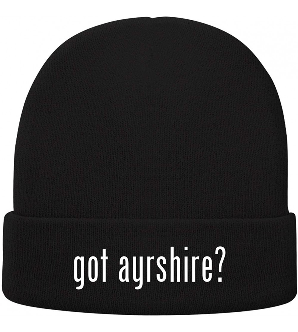 Skullies & Beanies got Ayrshire? - Soft Adult Beanie Cap - Black - C618QQL8LL9 $16.73