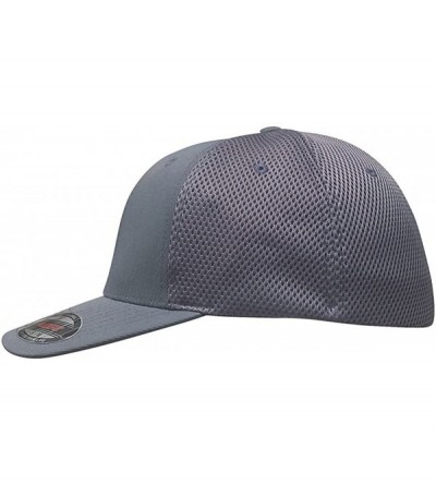 Baseball Caps Ultrafibre & Airmesh Fitted Cap w/THP No Sweat Headliner Bundle Pack - Grey - CT1856YDMG4 $18.80