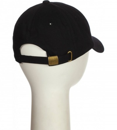 Baseball Caps Customized Letter Intial Baseball Hat A to Z Team Colors- Black Cap White Red - Letter U - CM18ET24EC0 $11.13