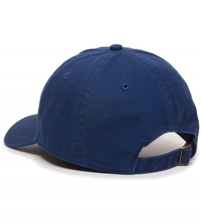 Baseball Caps Crying Cat Baseball Cap Embroidered Cotton Adjustable Dad Hat - Royal Blue - CM18AEKXTOH $11.54