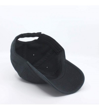 Baseball Caps Classic Washed Cotton Twill Low Profile Adjustable Baseball Cap - Black - CI12EL7HOEJ $12.39