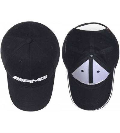 Baseball Caps Car Logo Adjustable Baseball Hat- Unisex Hat Travel Cap Car Racing Motor Cap for AMG - Black - C718AGLT4CU $17.70