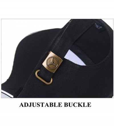 Baseball Caps Car Logo Adjustable Baseball Hat- Unisex Hat Travel Cap Car Racing Motor Cap for AMG - Black - C718AGLT4CU $17.70