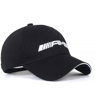 Baseball Caps Car Logo Adjustable Baseball Hat- Unisex Hat Travel Cap Car Racing Motor Cap for AMG - Black - C718AGLT4CU $17.70