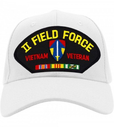 Baseball Caps II (2nd) Field Force - Vietnam War Veteran Hat/Ballcap Adjustable One Size Fits Most - White - CC18RS85U2D $19.33