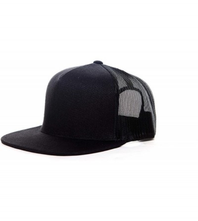 Baseball Caps Hemp Trucker Cap Action Sports HAT - Black - CE18EMU20Y5 $21.81