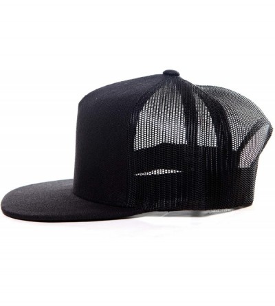 Baseball Caps Hemp Trucker Cap Action Sports HAT - Black - CE18EMU20Y5 $21.81