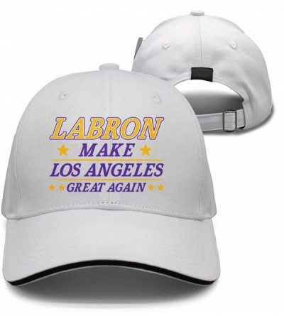 Skullies & Beanies labron-Gold-Crown Mens Womens Breathable Baseball Hats - Labron_make_l.a._great_again-2 - CH18GL2863O $24.70