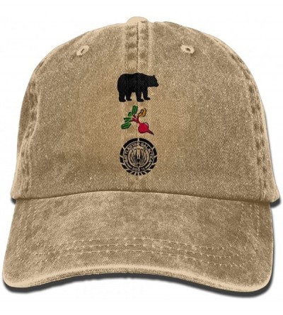 Baseball Caps Bears Beets Battlestar Galactica Men's Black Adjustable Vintage Washed Denim Baseball Cap Dad Hat Trucker Cap -...