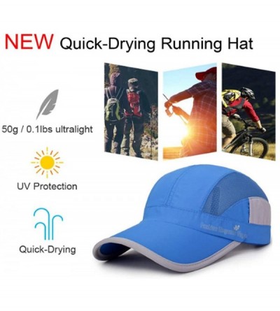 Baseball Caps Lightweight Running Waterproof Baseball Protection - Blue - CP18EXCW3YW $11.18