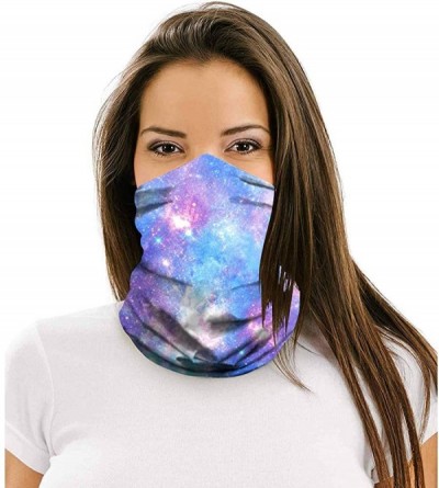 Balaclavas Seamless Rave Bandana Mask Neck Gaiter Tube Face Bandana Scarf for Women Men - 53 - CM19848352H $13.43