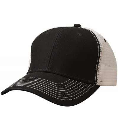 Baseball Caps Unisex-Adult Sideline Cap - Black/White - C418E3X0D3N $17.03