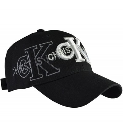 Baseball Caps Christ is King Hat Black - CZ126BMNRQ1 $45.73