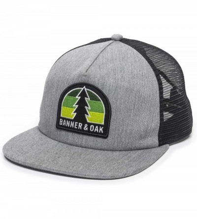 Baseball Caps Switchback Embroidered Scout Patch Hat - Adjustable Baseball Cap w/Plastic Snapback Closure - Gray - CT18U2GC8U...