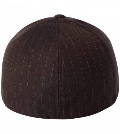 Baseball Caps Pinstripe Cap - 6195P - Brown - CQ11507HW0V $18.44
