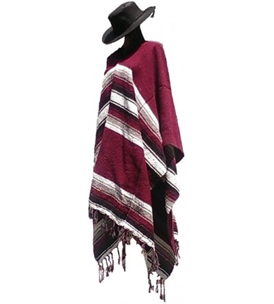 Cowboy Hats Clint Eastwood Western Black Cowboy Hat & Burgandy Poncho Set - Medium Black Hat & Burgandy Poncho - CM12OHZVB62 ...