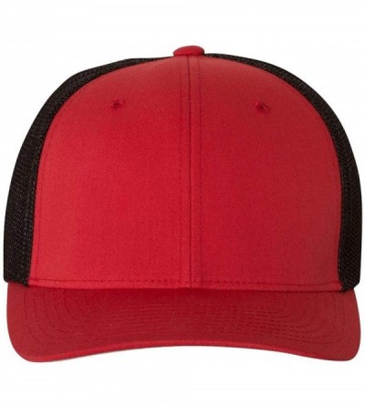 Baseball Caps Trucker Cap - 6511 - Red/Black - CL189KXKIUY $9.50