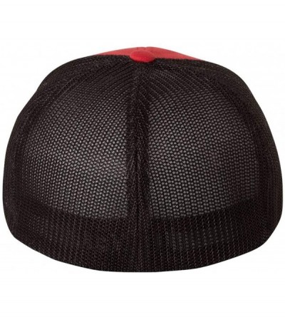 Baseball Caps Trucker Cap - 6511 - Red/Black - CL189KXKIUY $9.50