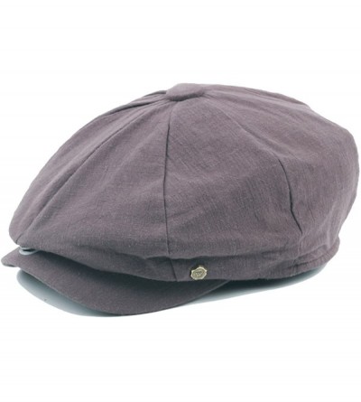 Newsboy Caps Men's Women's Cotton Plaid Newsboy Ivy Cabbie Gatsby Beret Adjustable Hat Cap - Shenhui - CC183G70DND $10.10
