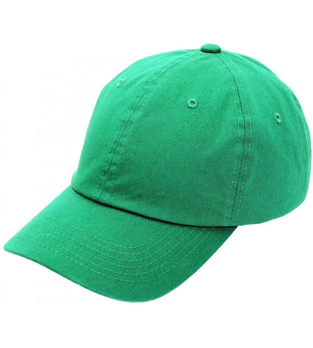 Baseball Caps Baseball Cap for Men Women - 100% Cotton Classic Dad Hat - Kelly Green - CN18T56ZSGR $10.46