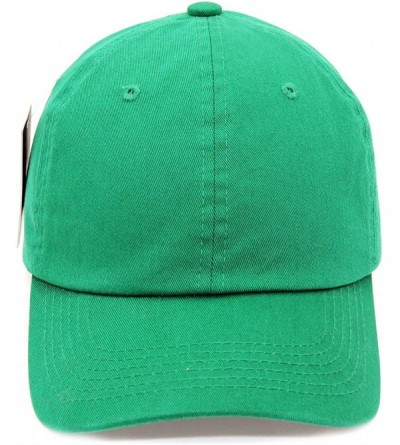 Baseball Caps Baseball Cap for Men Women - 100% Cotton Classic Dad Hat - Kelly Green - CN18T56ZSGR $10.46