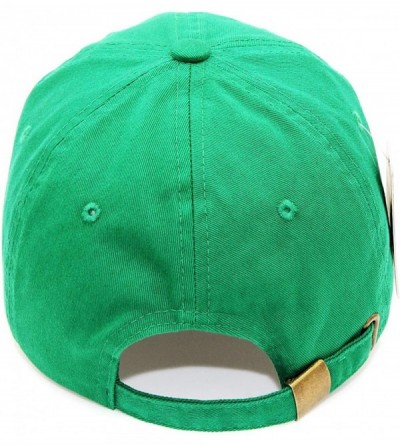 Baseball Caps Baseball Cap for Men Women - 100% Cotton Classic Dad Hat - Kelly Green - CN18T56ZSGR $10.46