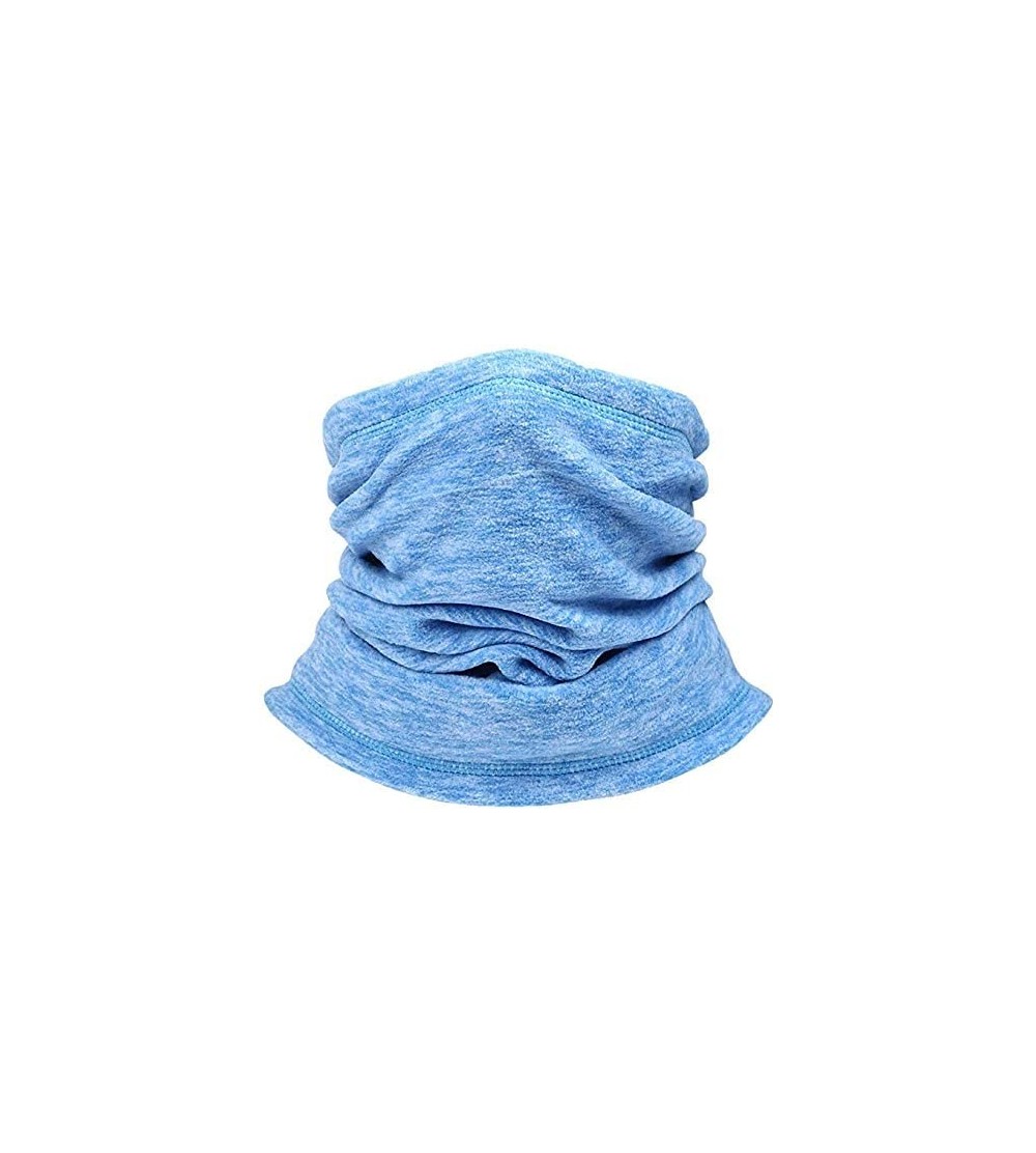Balaclavas Summer Neck Gaiter Face Scarf/Neck Cover/Face Cover for Running Hiking Cycling - Light Blue-1 - CH18HCSCH0A $13.88