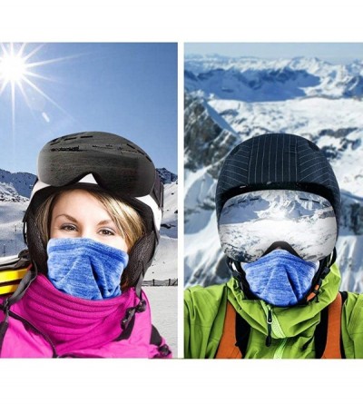 Balaclavas Summer Neck Gaiter Face Scarf/Neck Cover/Face Cover for Running Hiking Cycling - Light Blue-1 - CH18HCSCH0A $13.88
