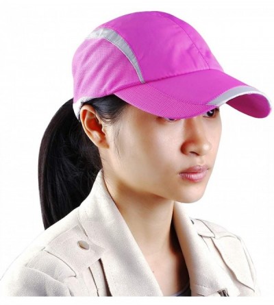 Baseball Caps Unisex Sun Hat-Ultra Thin Quick Dry Lightweight Summer Sport Running Baseball Cap - A-pink - CM12EMMFYXB $14.22