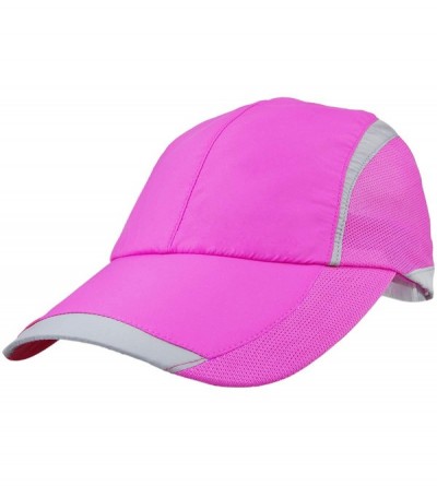 Baseball Caps Unisex Sun Hat-Ultra Thin Quick Dry Lightweight Summer Sport Running Baseball Cap - A-pink - CM12EMMFYXB $14.22